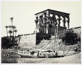 Kiosque de Trajan, Philae, Égypte, 1858